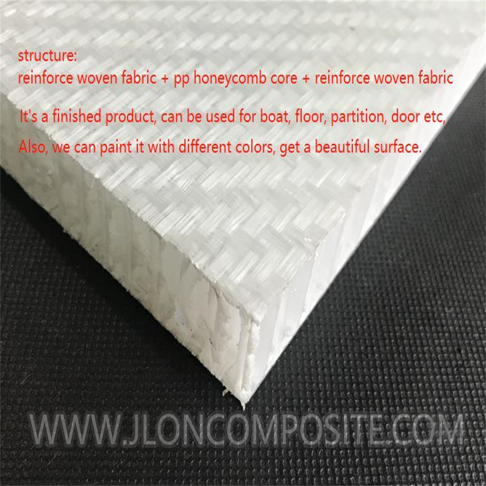 reinforce woven fabric+PP honeycomb+reinforce woven fabric
